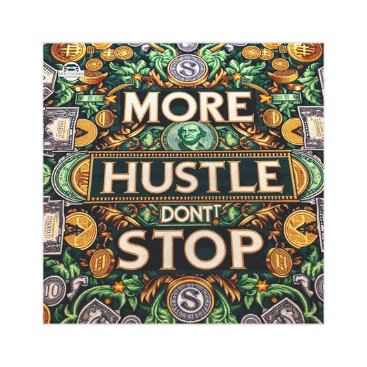 Ride-Cessorize® MORE HUSTLE DONT STOP Car Magnet